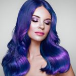 couleur de cheveux violet