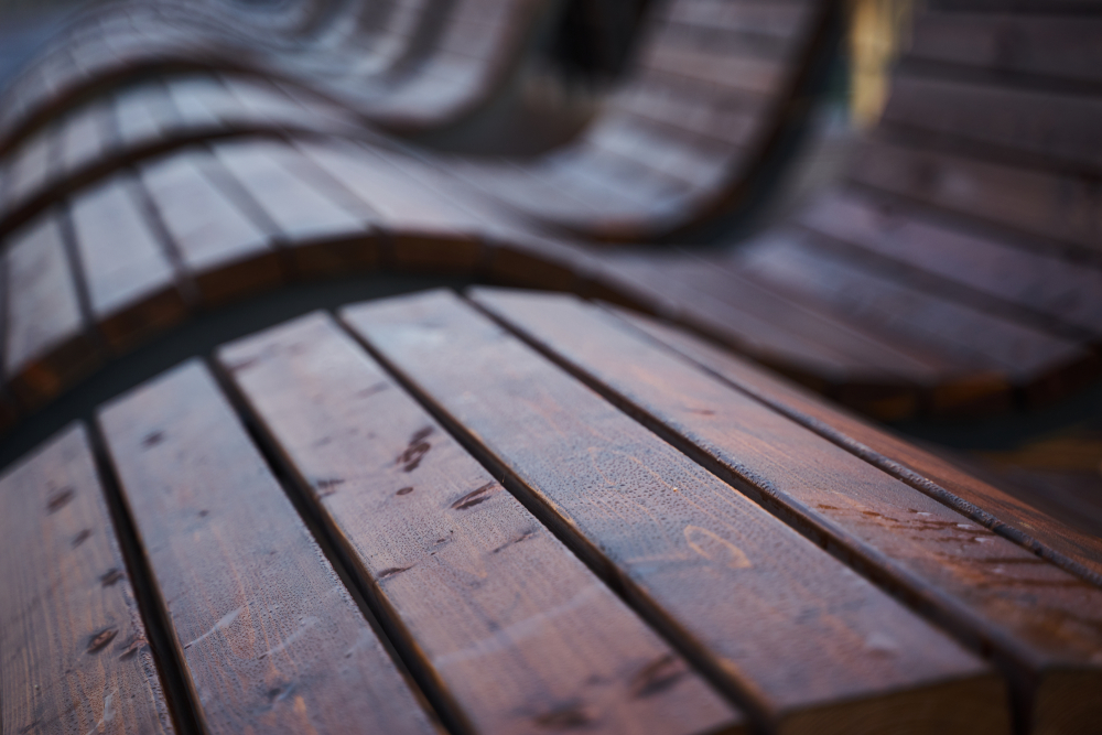 mobilier urbain recyclé